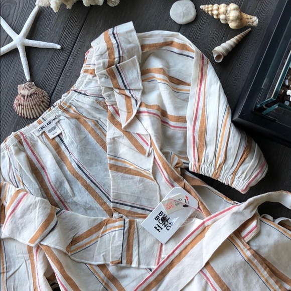 🌴🌼BILLABONG- BABES ALL DAY BLOUSE🌼🌴 - Picture 4 of 8